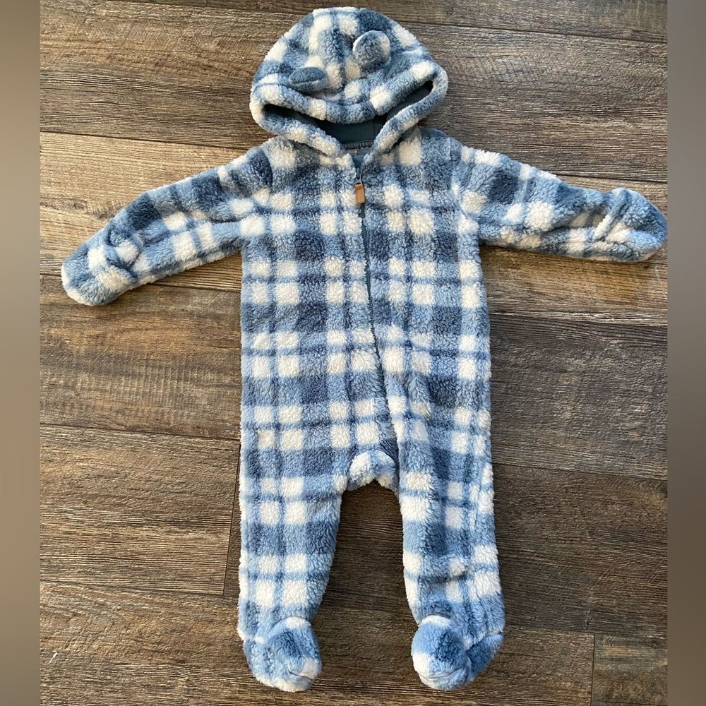 Carters Hooded Sherpa Jumpsuit